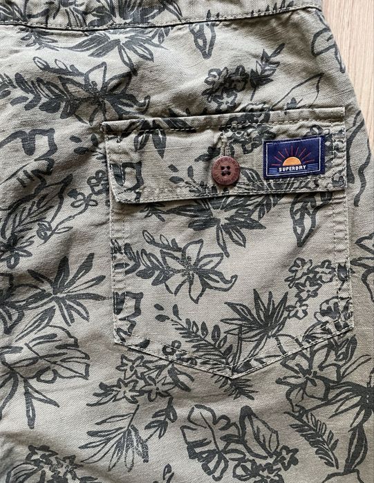 SUPERDRY / мъжки къс ленен панталон W32