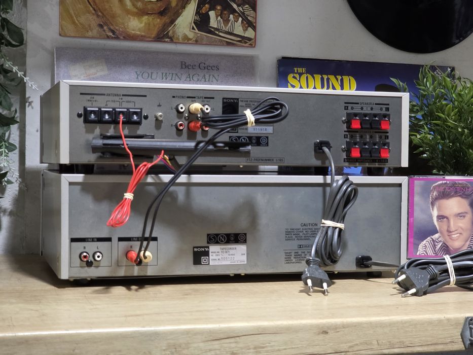 Sistem audio SONY ,receiver str-343L, casetofon deck tc-k71, 3 head