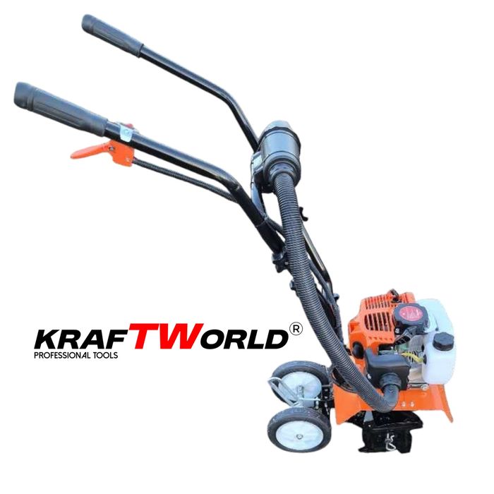 Мини мотофреза бензинова KraftWorld – двутактов мулти култиватор