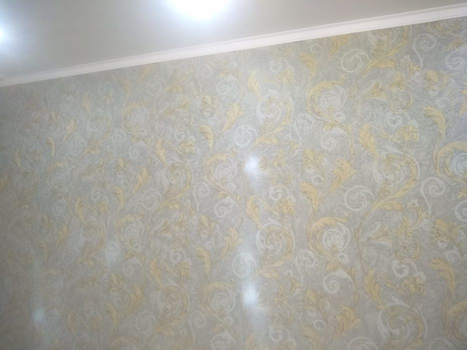 Шпаклевка! Поклейка обоев!