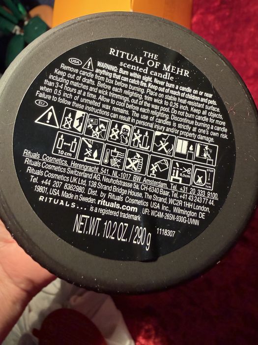 Lumanare parfumata Ritual of Mehr 290 g