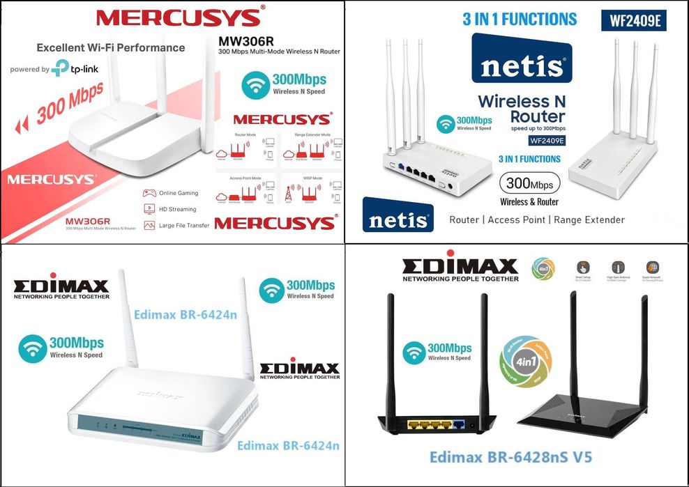 Wi-Fi Рутери и Суичове
