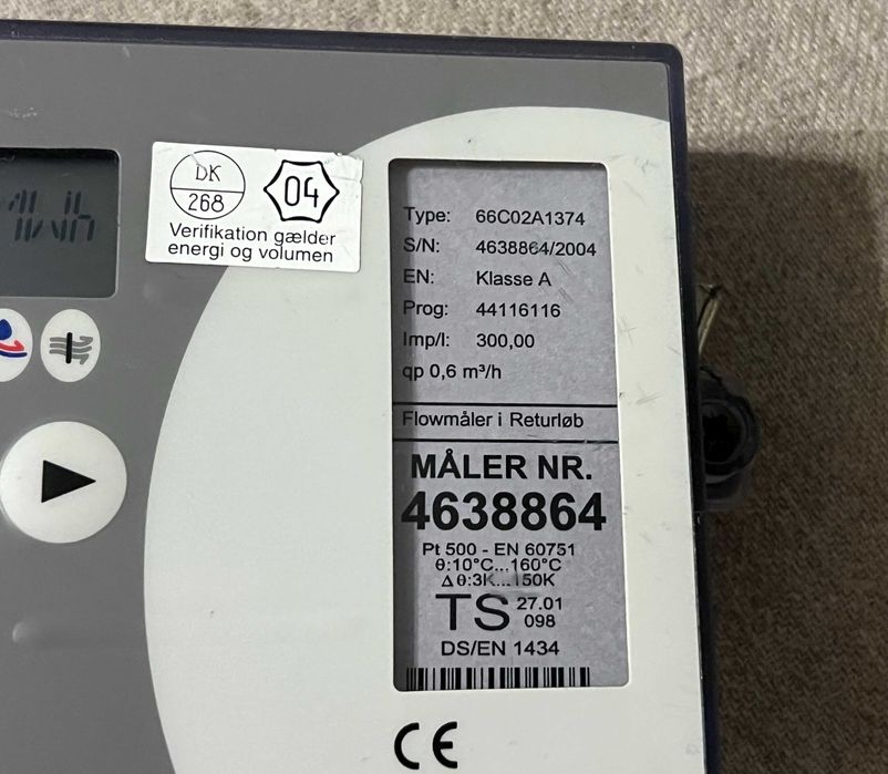 Contor energie termică Kamstrup Multical cu senzori temperatură