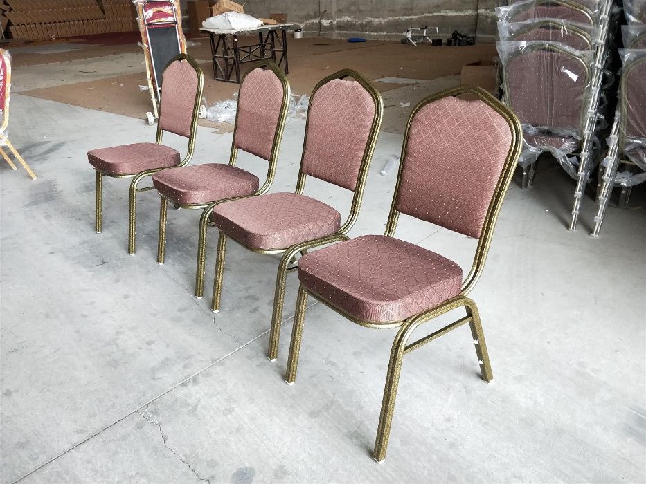 Scaune tapitate biserica, evenimente, cadru foarte solid 1.2 mm