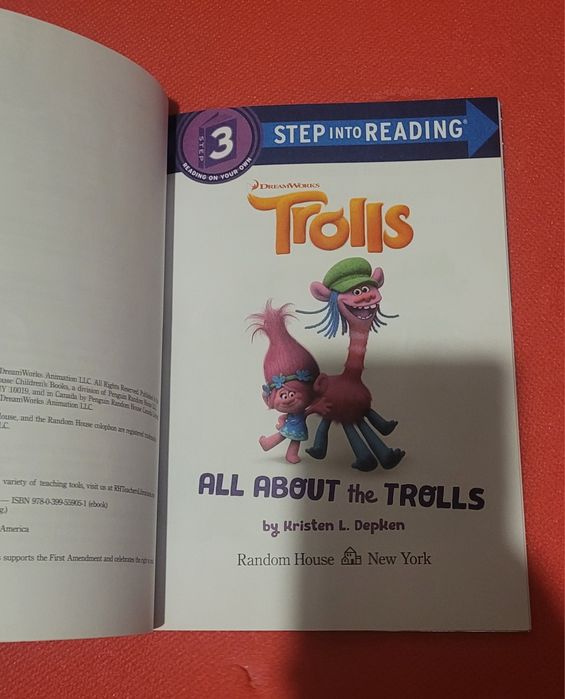 Carte  copii " All about the Trolls", engleza, 34 pag