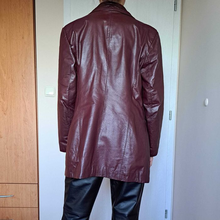 Кожен шлифер / тренч / яке, М размер