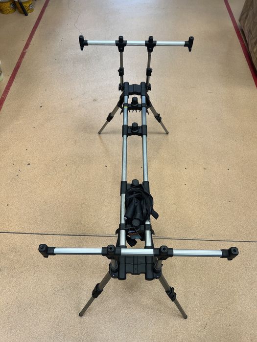 Rod Pod East Shark 4 Posturi FULL GRI METAL