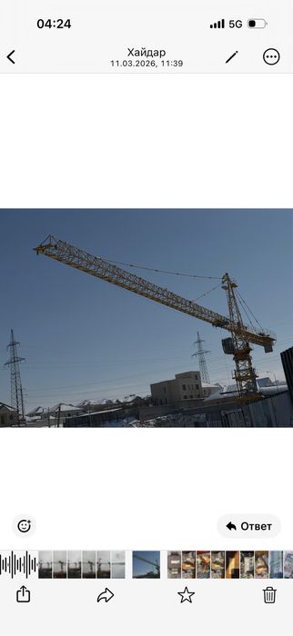 Башаны кран продам или сдам 18 мил т
