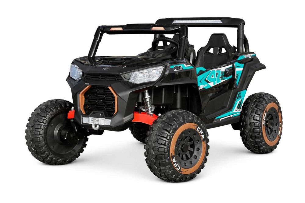 UTV electric pentru copii 2-8 ani,2 locuri 4x4 300W, 24V 8Ah, Premium