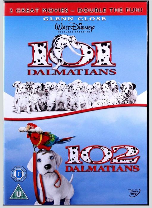 Filme 101 Dalmations/102 Dalmations DVD BoxSet ( Originale )