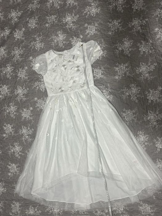 Rochie Monsoon Luna brodată, ivory 12- 13 Ani