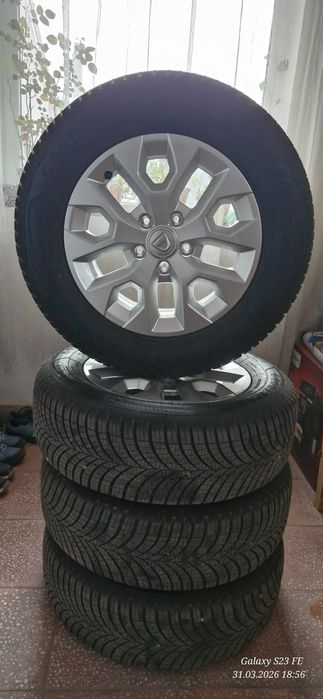Schimb/Vand jante aliaj Duster r16 cu anvelope Goodyear all season 215 65 16
