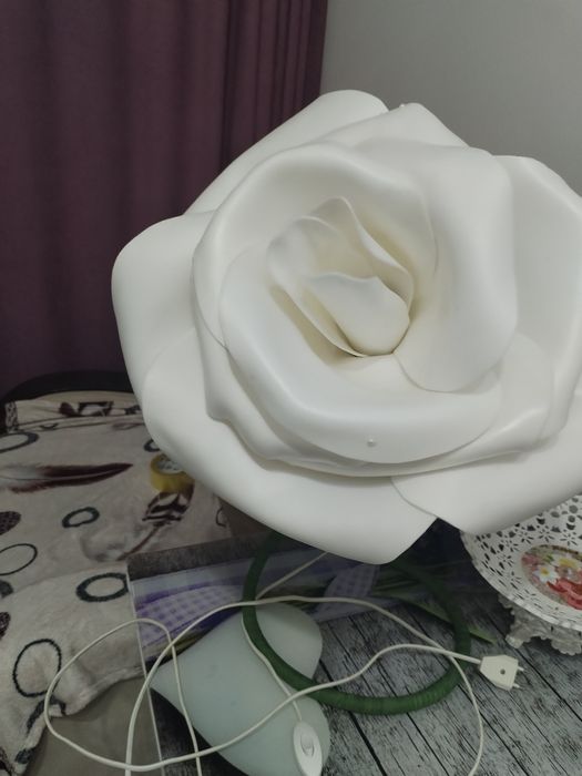 Светильник цветок ручной работы