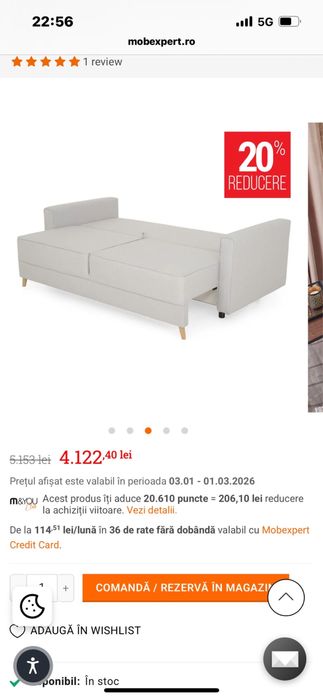 Canapea Mobexpert