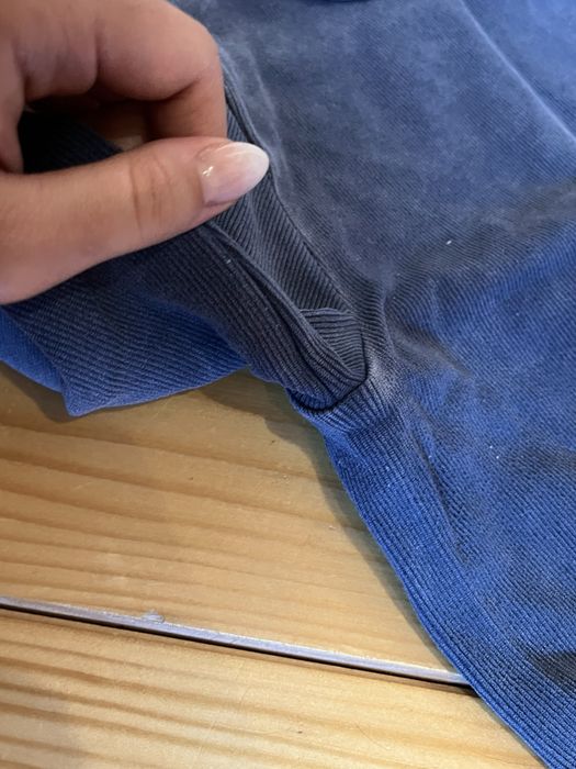 Къса блуза Zara, тъмносиня