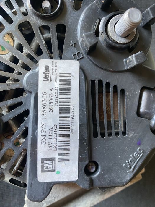 Alternator valeo opel astra j 1.6 diesel