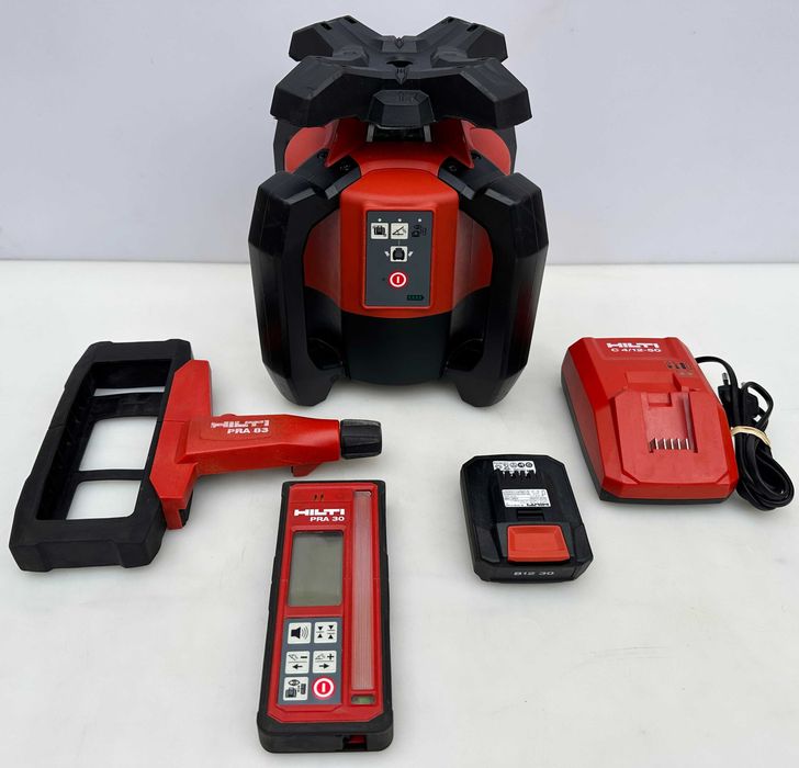 Супер ЦЕНА! Hilti PR 30-HVS A12 - Ротационен лазер за открито като нов