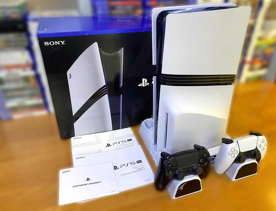 PlayStation 5 Pro 2Tb SSD + Дисковод 2 Геймпада Станция Игры