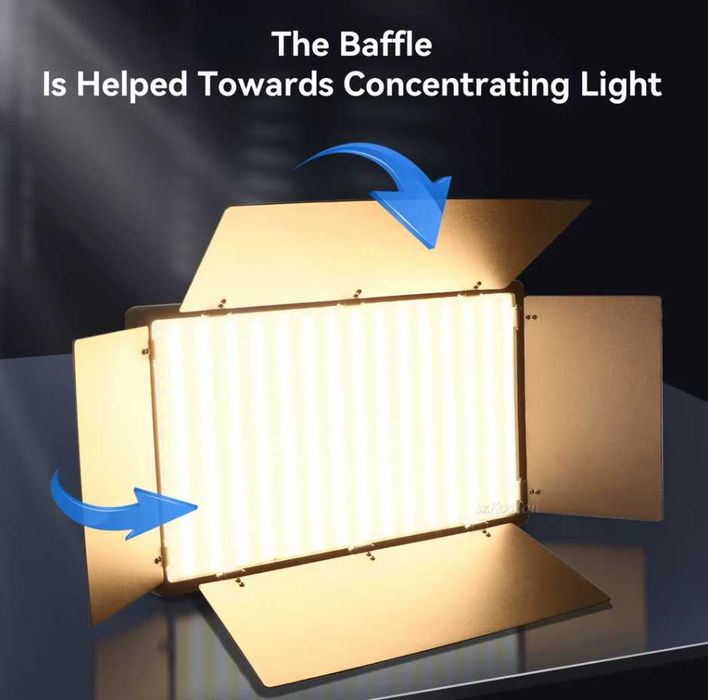 Постоянно лед осветление 50W LED Panel + 2 батерии х 2200ah