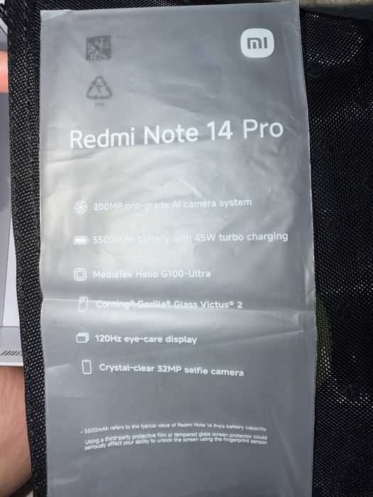 Продам Redmi note 14 pro NFC 12/512