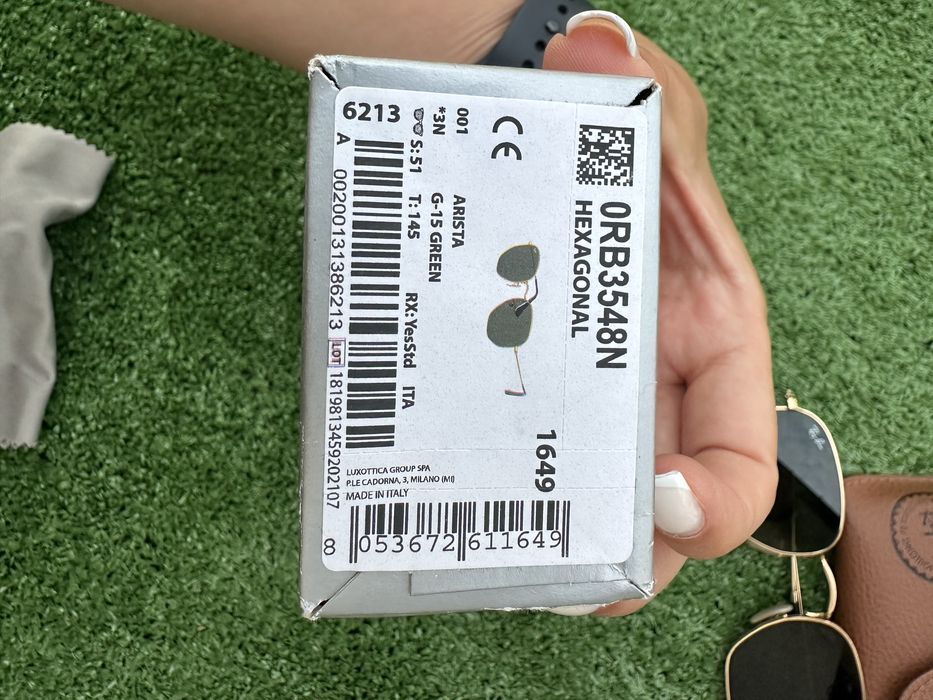 Rayban 3548N Hexagonal