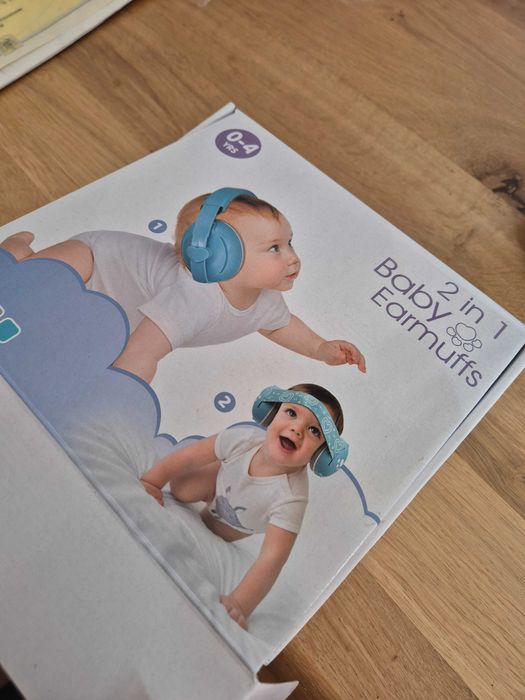 Casti antifonice bebelusi si copii 0-4 ani, model transformabil 2 in 1