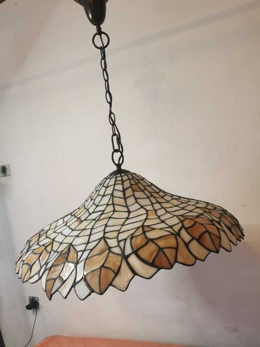 Candelabru tiffany cu lant