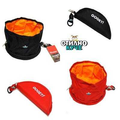 Сгъваема водоустойчива купа за домашен любимец Кучешка купа за път