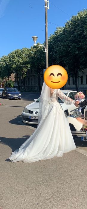 Vând rochie de mireasă, A line, mărime L