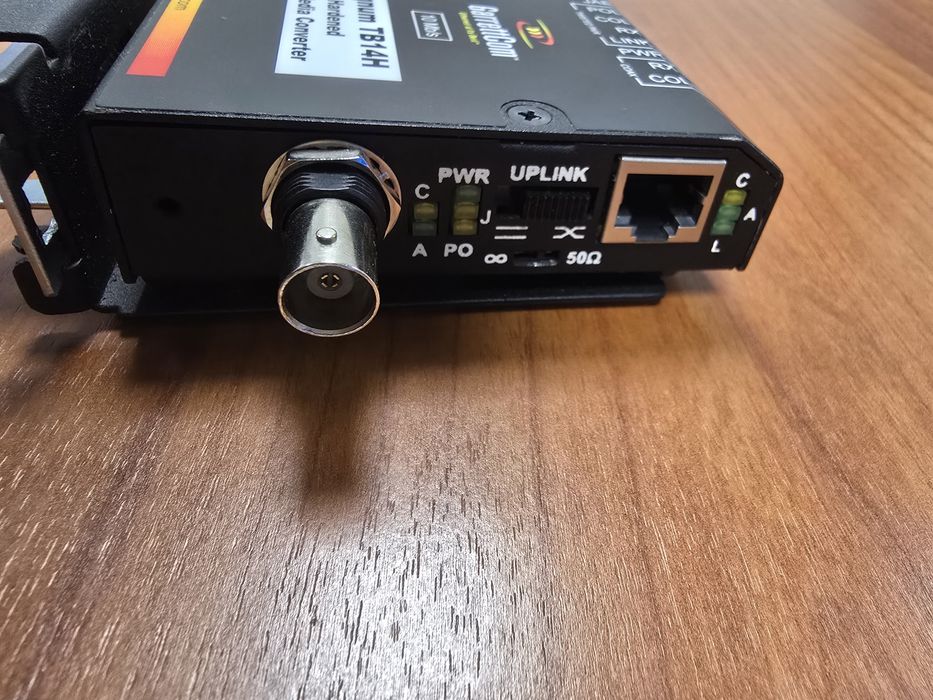 GarrettCom Magnum TB14H Hardened BNC Media Converter.