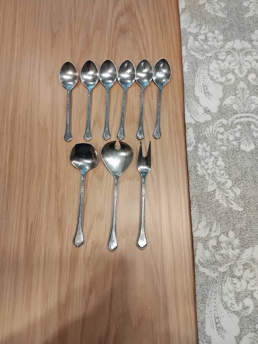 Винтидж дълбоко посребрени прибори (комплект)