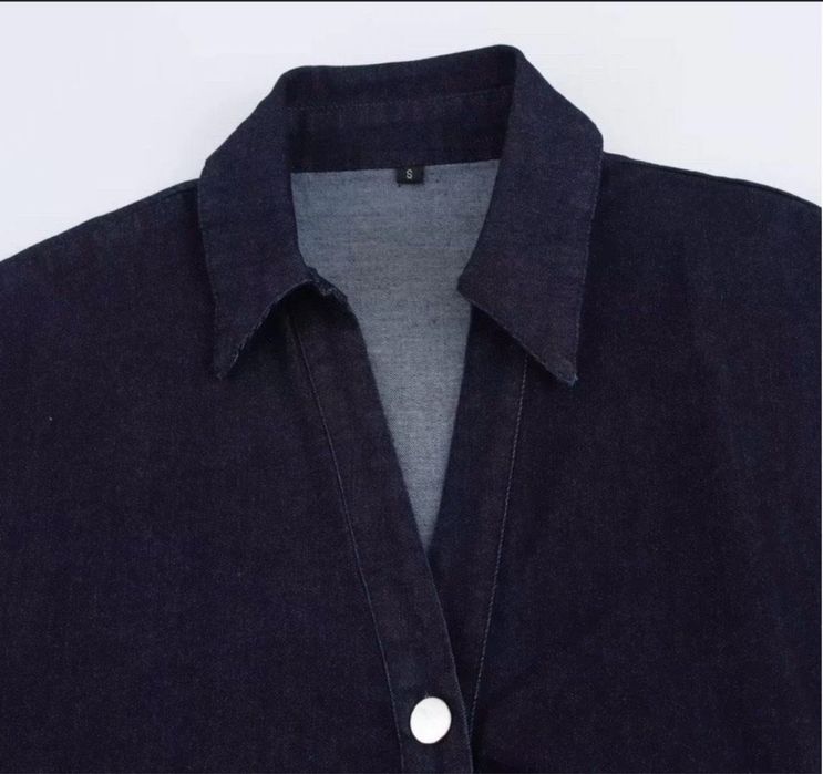 Zara джинсовое платье
