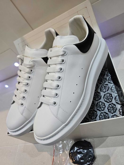#REDUCERE# Sneakers Alexander McQueen White Editie Limitata