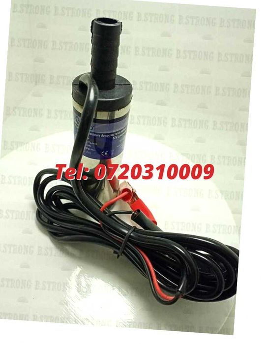 Pompita Transfer Lichid Submersibila Electrica 12V, Rot 8500/ Min Pentru Atelier Montaj Util Accesoriu Atelier Compact Montaj 60W 3.7 Cm