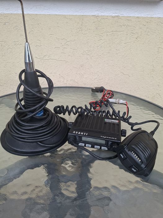 ‼️Statie Radio CB-Auto-Avantti Supremo 4-20 V-AutoSquelch+Antena‼️