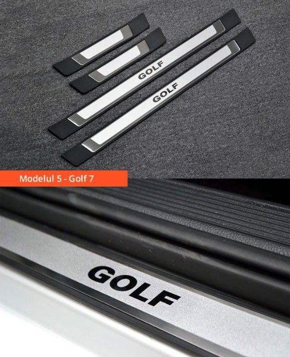 Ornamente INOX praguri (9 modele) - VW Golf, Passat, Jetta, Scirocco