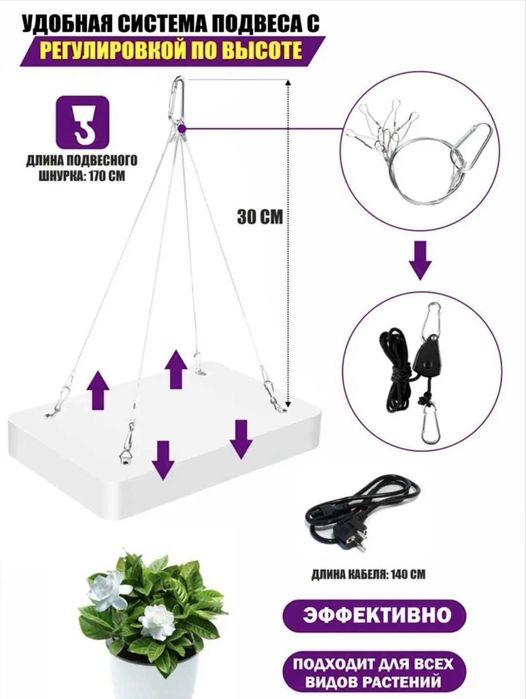 Продаются Фитолампы для растений.