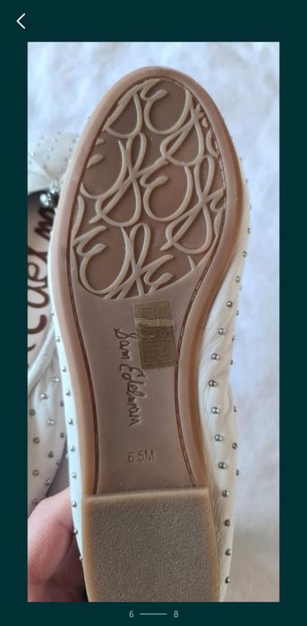 Balerini piele Sam Edelman noi,sandale dama noi