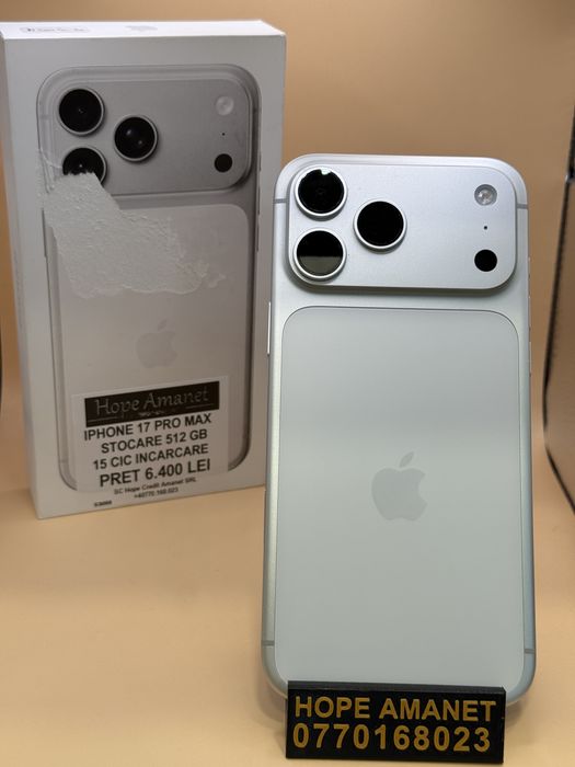 Hope Amanet P7 Iphone 17 Pro Max 512 Gb