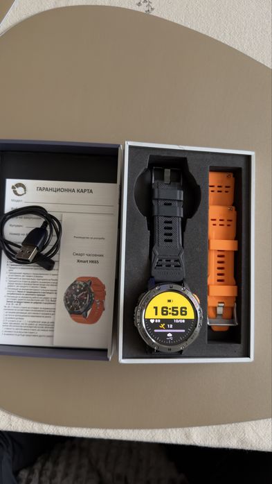 Smart watch 44 mm, като нов, пълен комплект