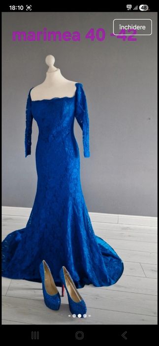 Rochie eleganta albastra