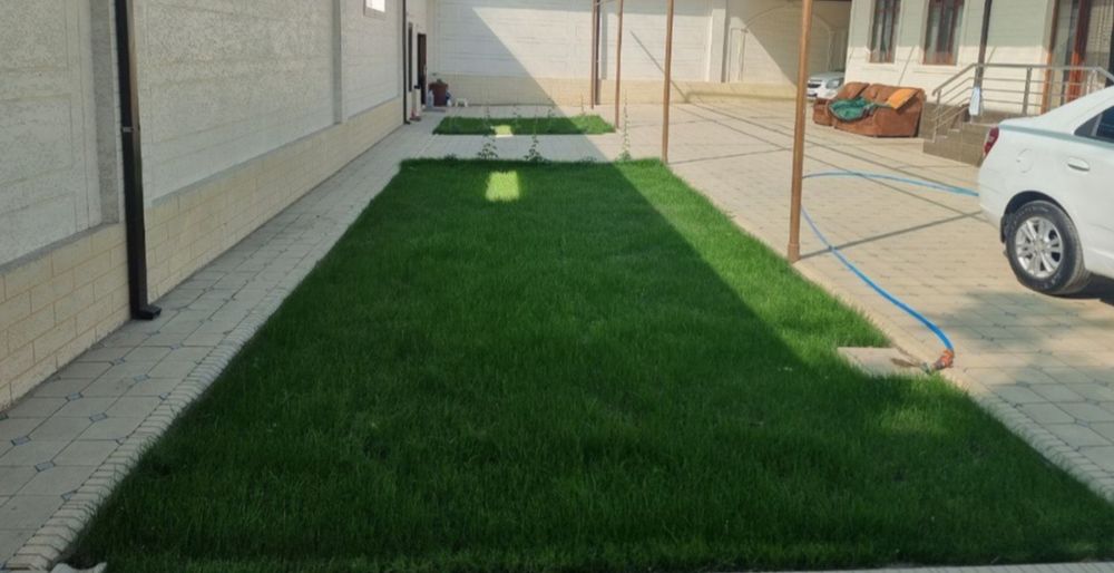 Газон+ланшафт дизайн лойихалар+Палив+Микроклимат хизматлари мавжуд.