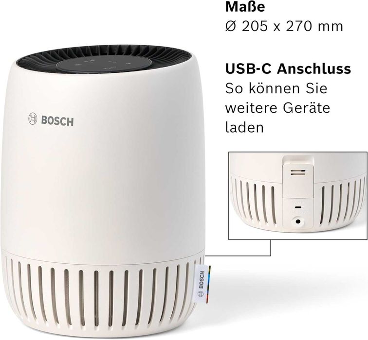 Purificator aer Bosch Air 1000 CADR 100 m3/h, HEPA H13 + carbon activ