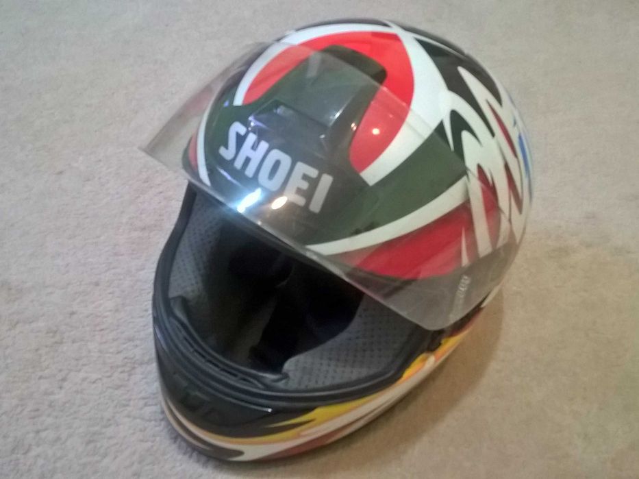 casca motocicleta Shoei Alex Criville NSR champion editie limitata motocicleta carting atv