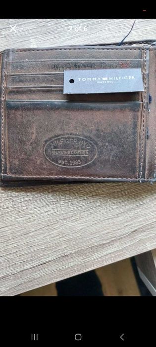 Продавам кожен портфейл Tommy Hilfiger