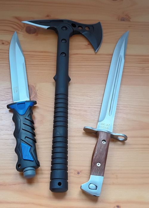 Set 2 Cutite Macelarie + Topor