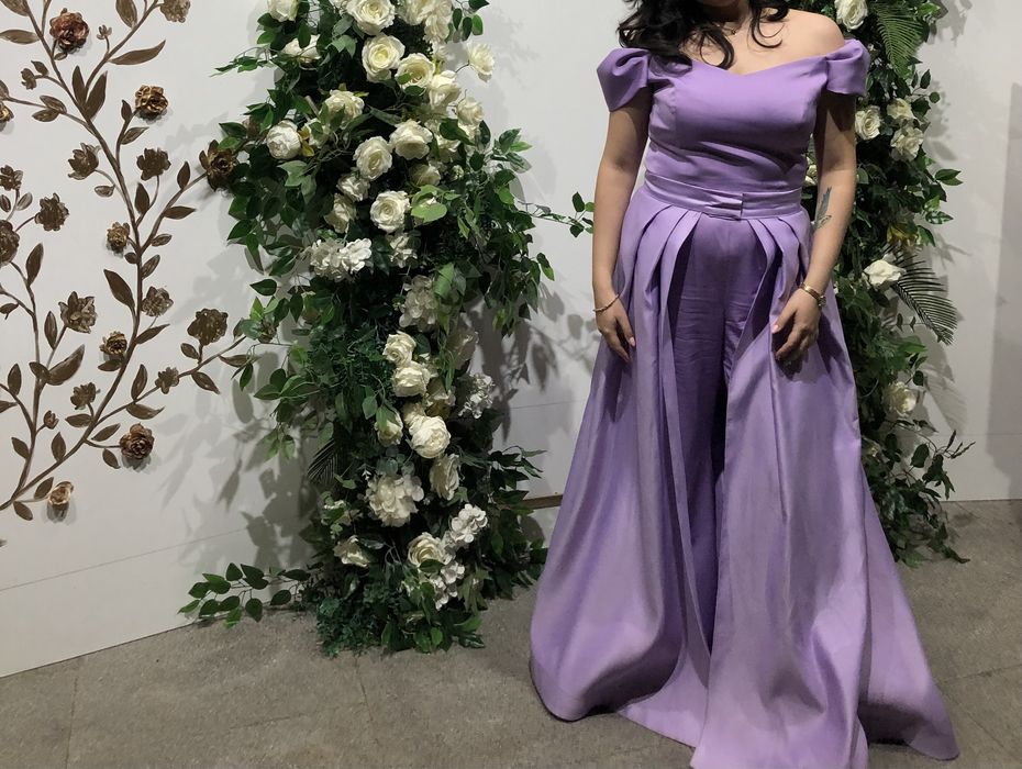 Комбинезон со съемной юбкой