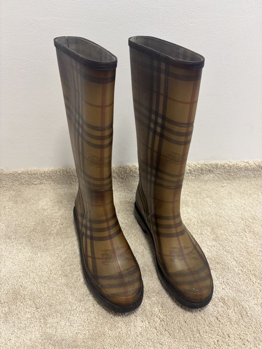 cizme de cauciuc burberry, 37, dama