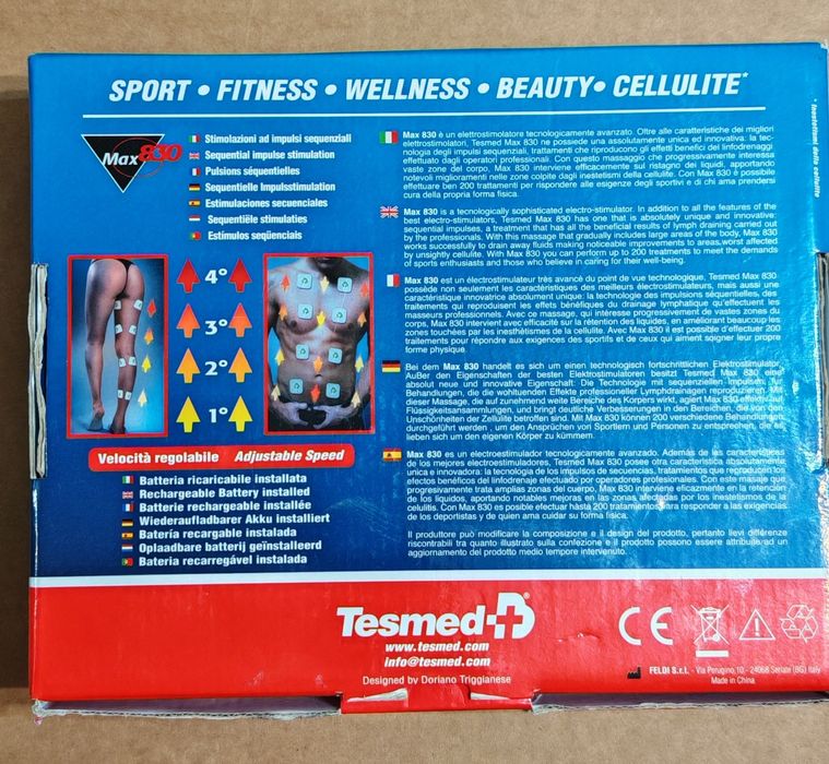 Electrostimulator muscular profesional TESMED MAX 830