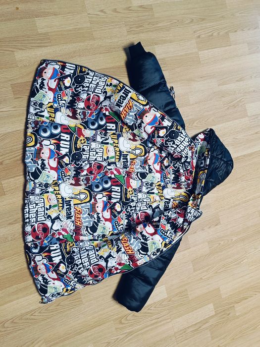 Пуховик двусторонний